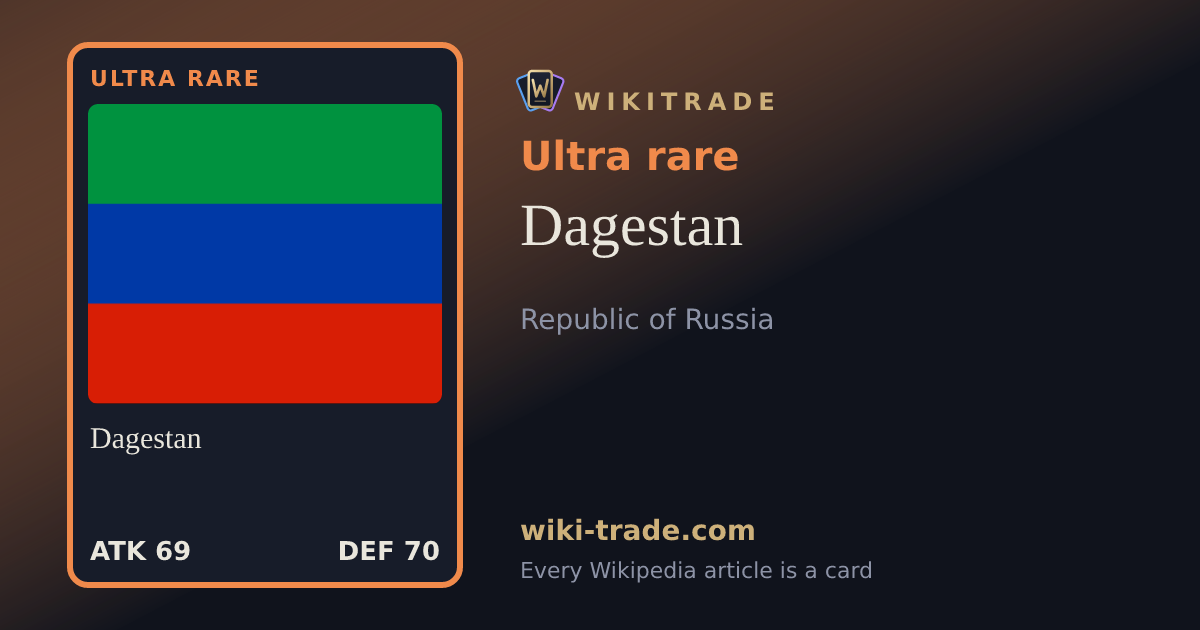 Dagestan — Ultra rare card