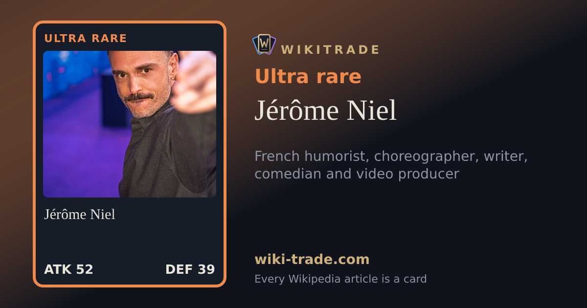 Jérôme Niel — Ultra rare card