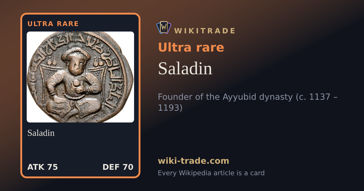 Saladin — Ultra rare card