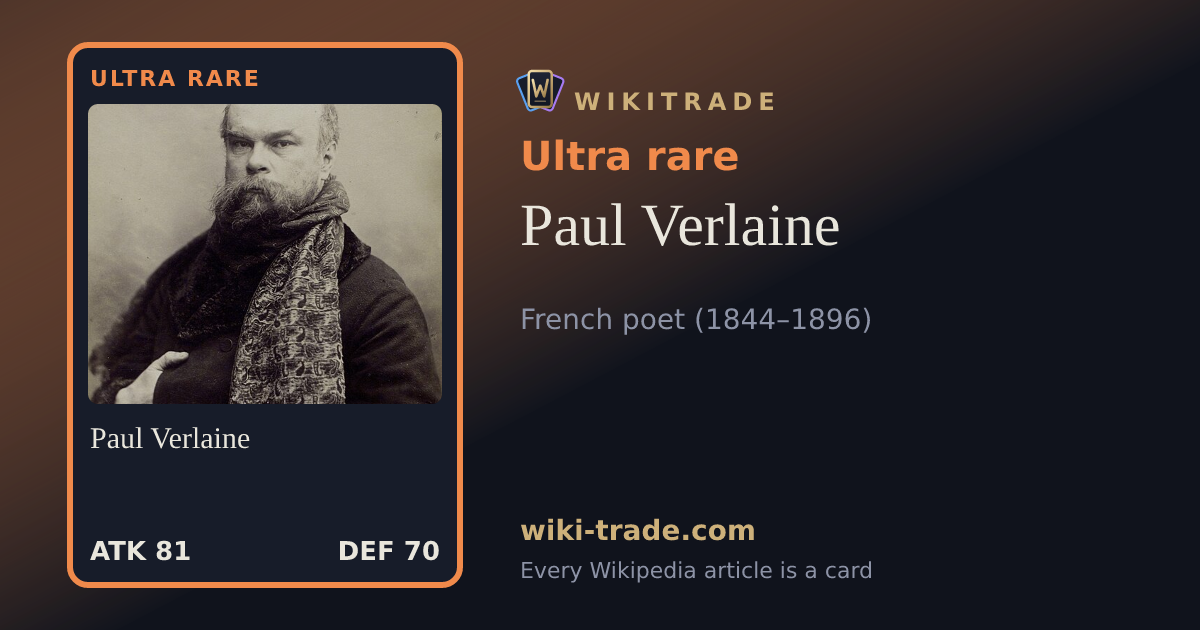 Paul Verlaine — Ultra rare card
