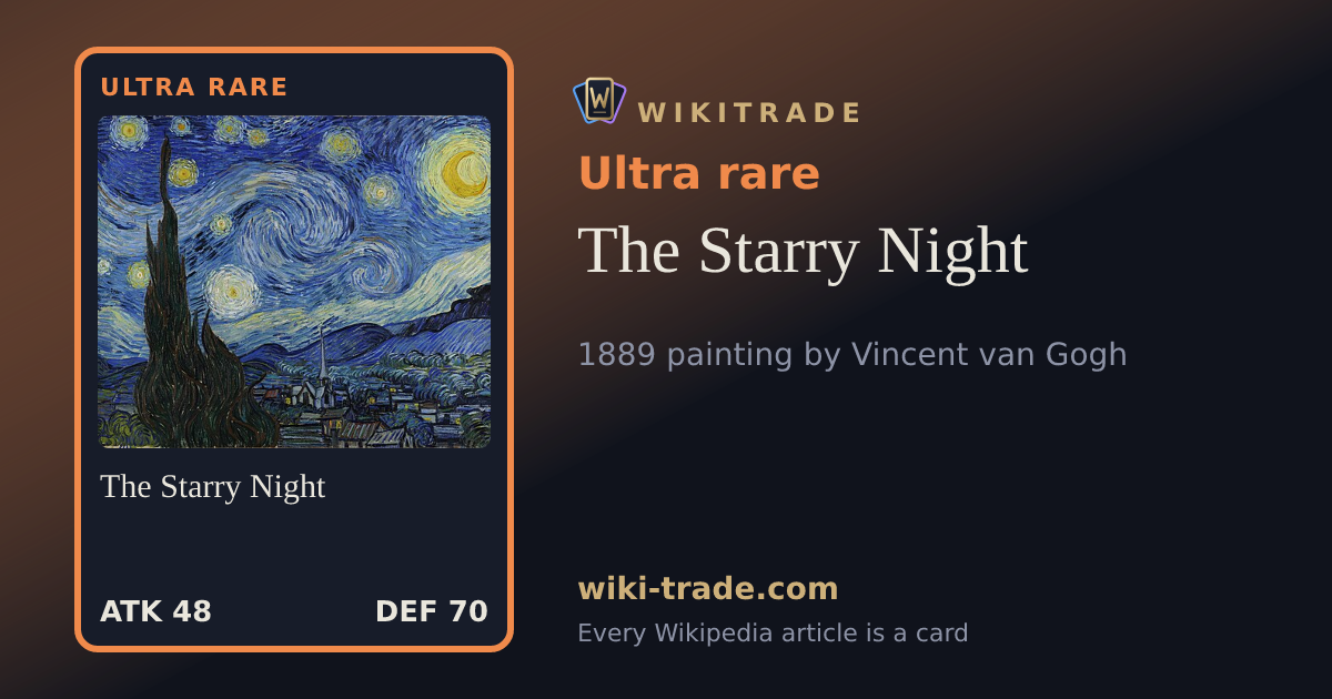 The Starry Night — Ultra rare card