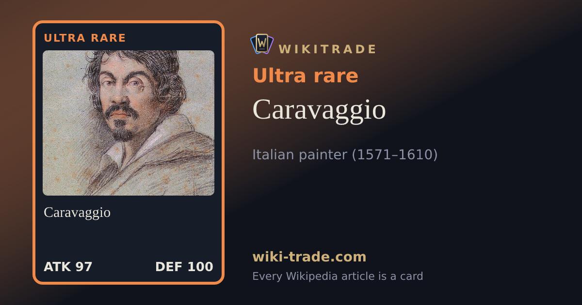 Caravaggio — Ultra rare card