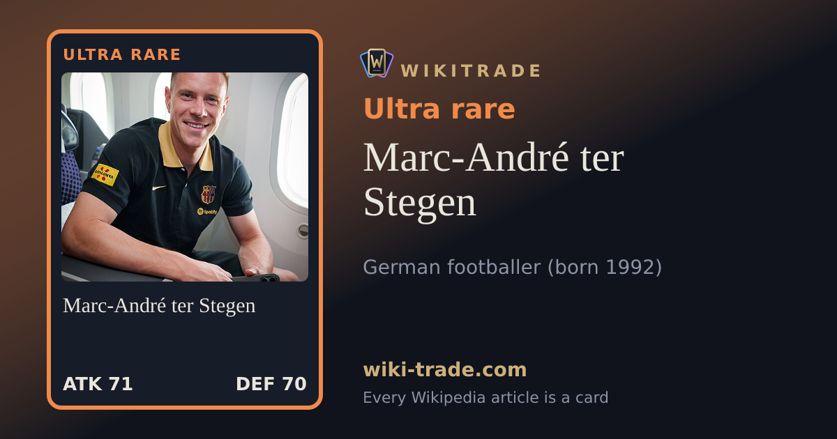 Marc-André ter Stegen — Ultra rare card