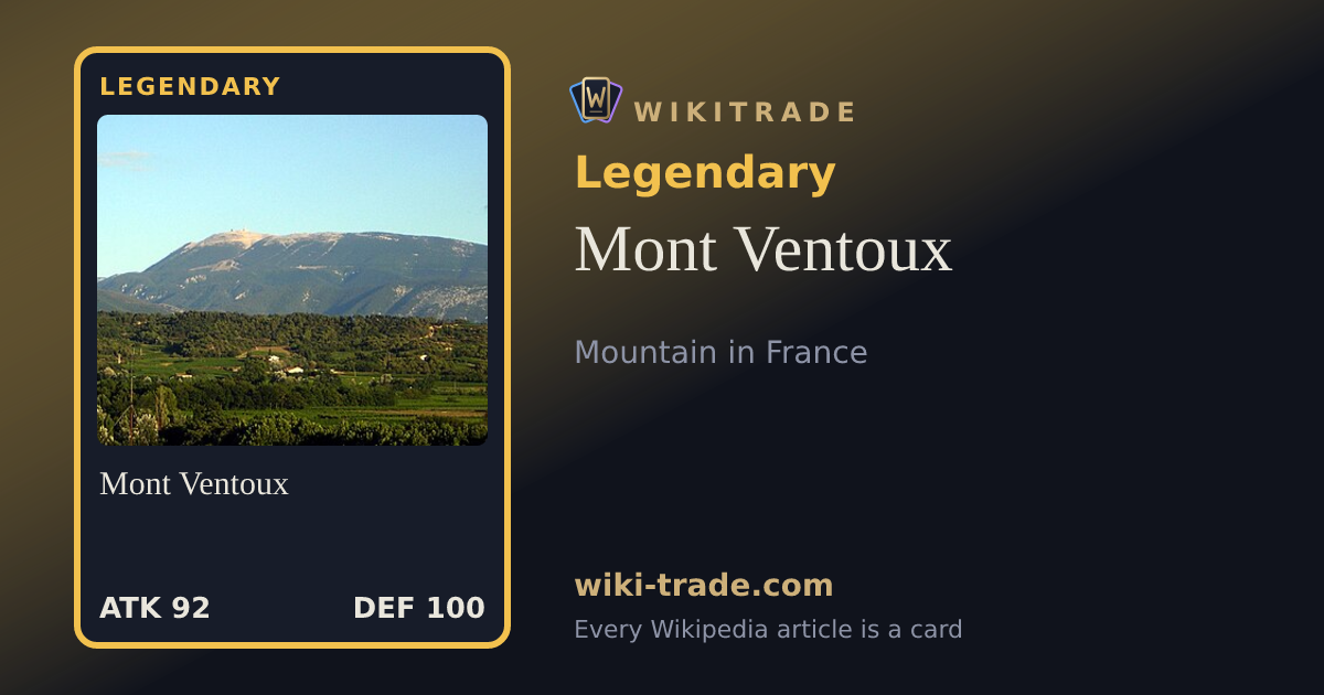 Mont Ventoux — Legendary card