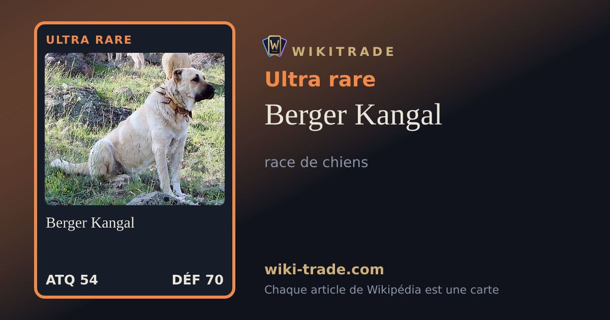 Berger Kangal — carte Ultra rare