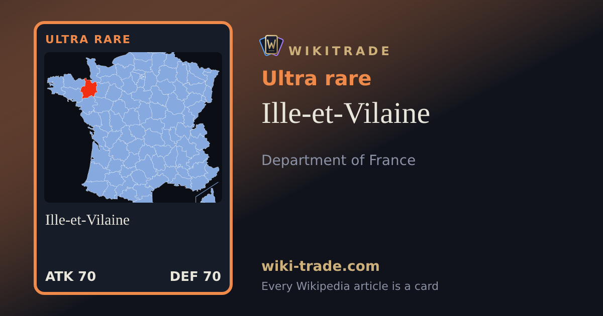 Ille-et-Vilaine — Ultra rare card