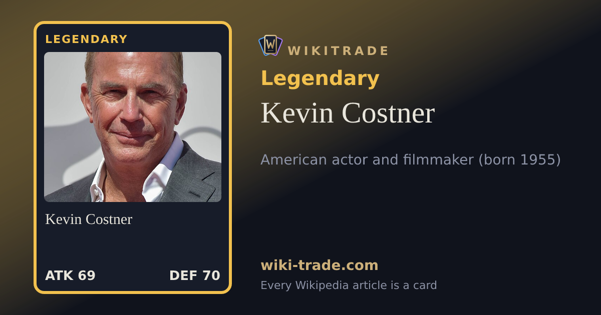 Kevin Costner — Legendary card
