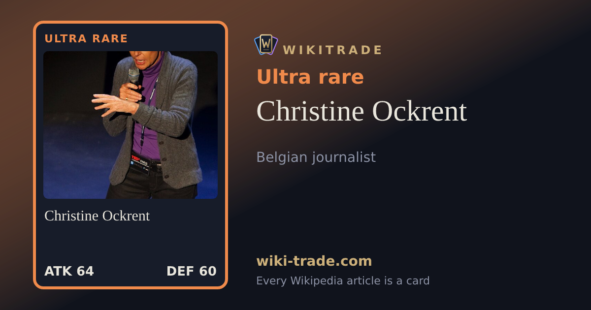 Christine Ockrent — Ultra rare card