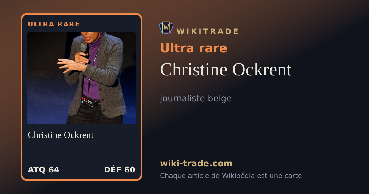 Christine Ockrent — carte Ultra rare