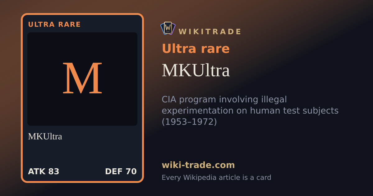 MKUltra — Ultra rare card