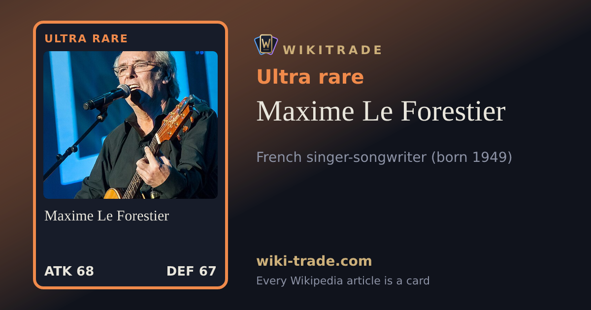 Maxime Le Forestier — Ultra rare card