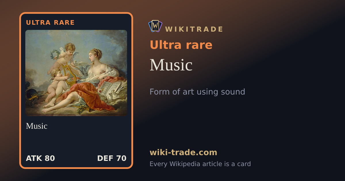 Music — Ultra rare card