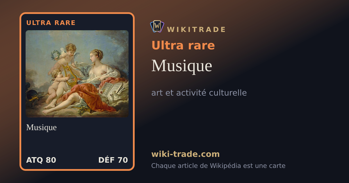 Musique — carte Ultra rare
