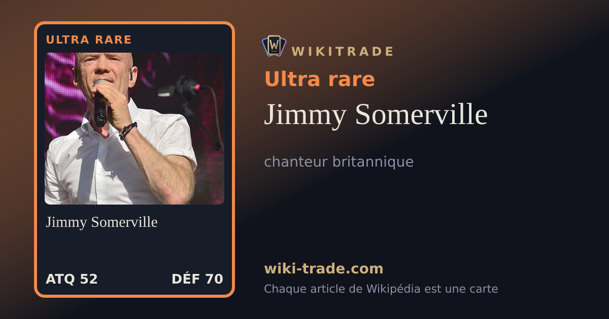 Jimmy Somerville — carte Ultra rare