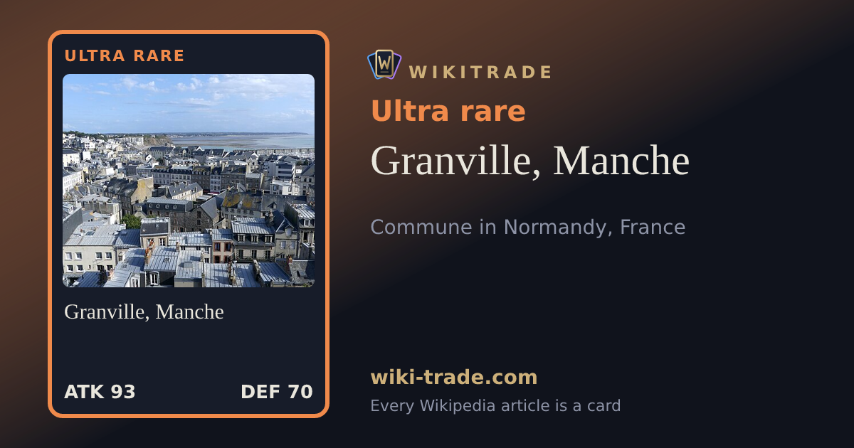 Granville, Manche — Ultra rare card