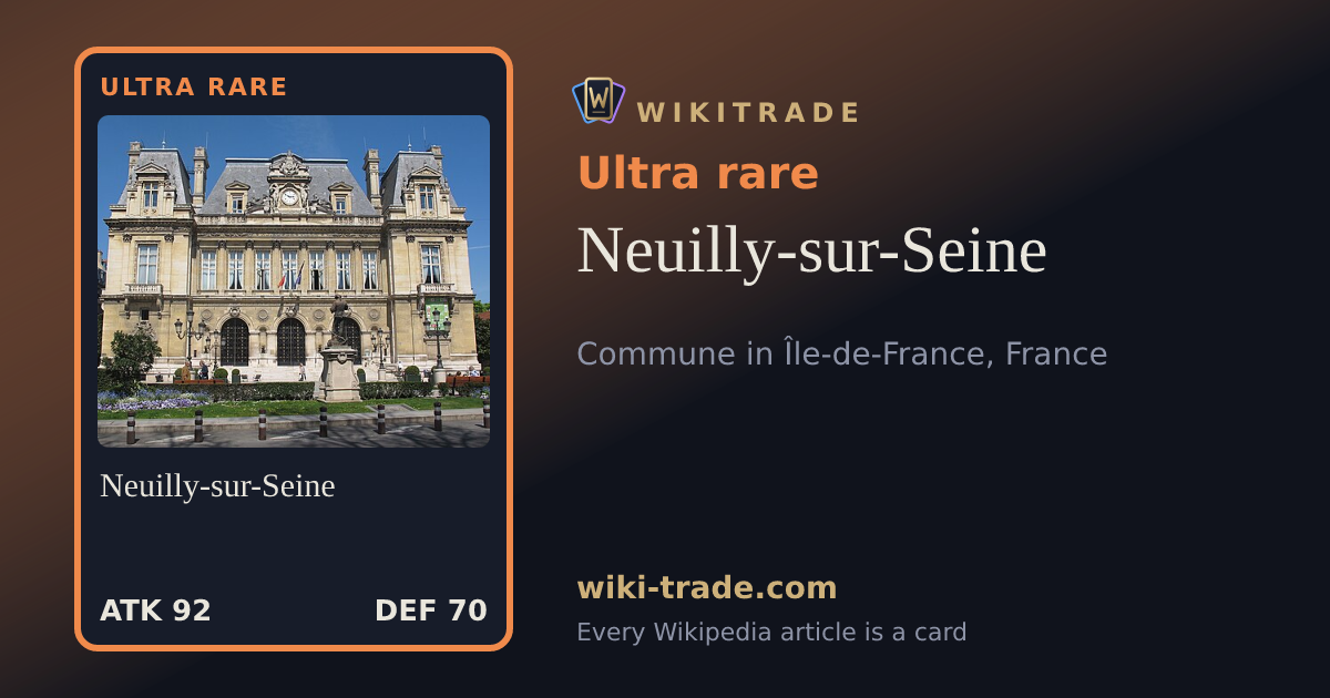 Neuilly-sur-Seine — Ultra rare card