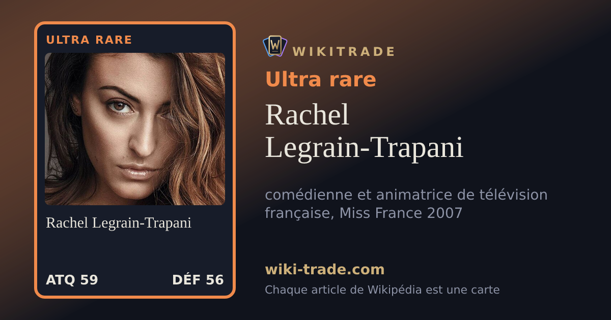 Rachel Legrain-Trapani — carte Ultra rare