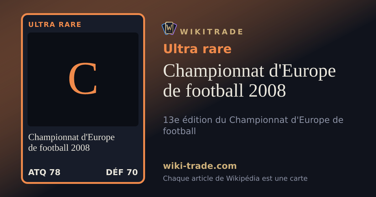 Championnat d'Europe de football 2008 — carte Ultra rare