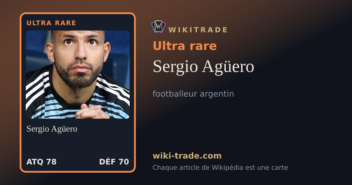 Sergio Agüero — carte Ultra rare