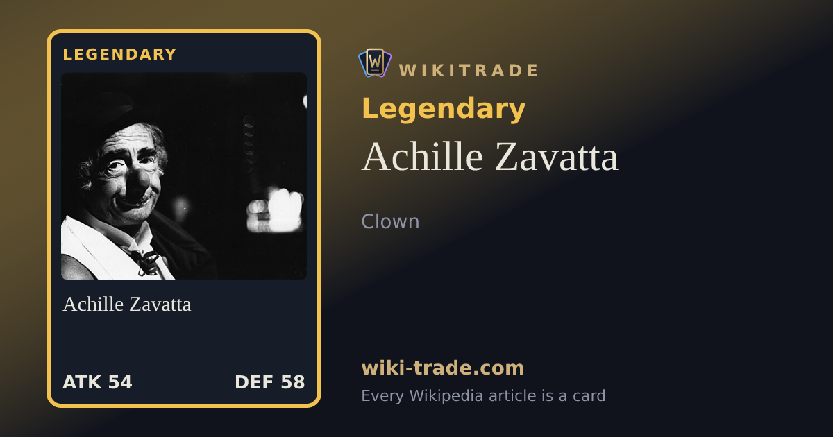 Achille Zavatta — Legendary card