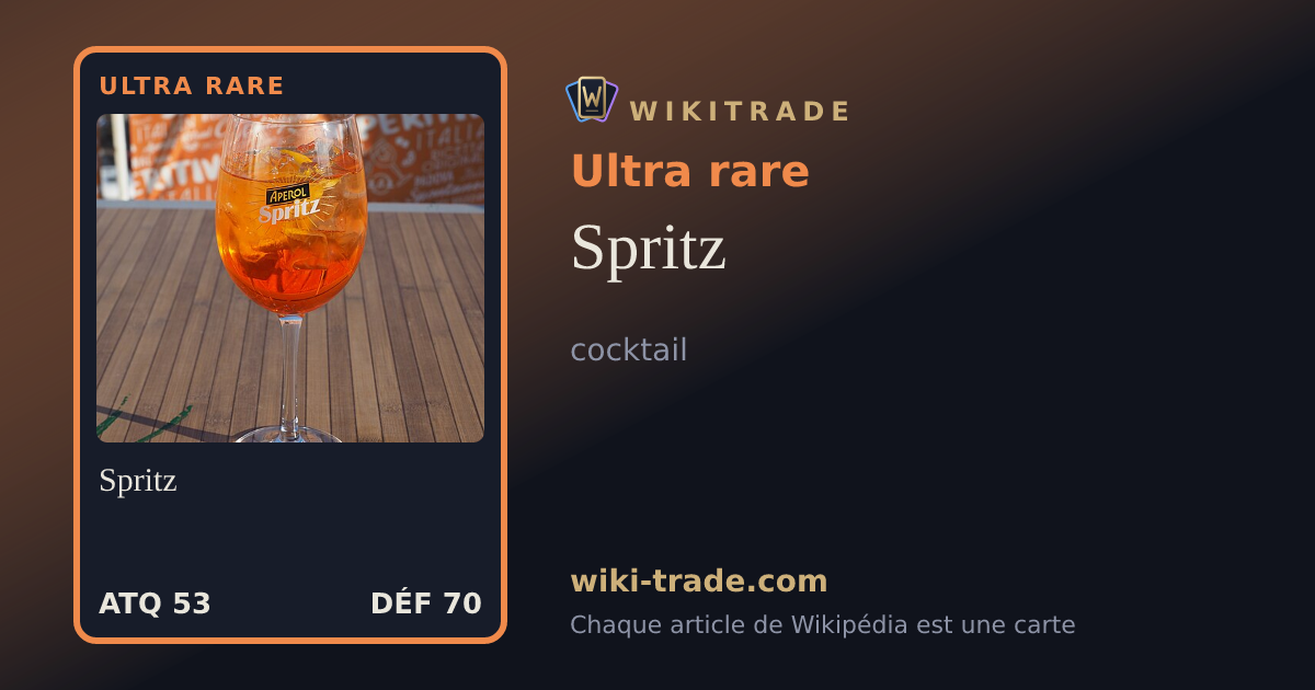 Spritz — carte Ultra rare