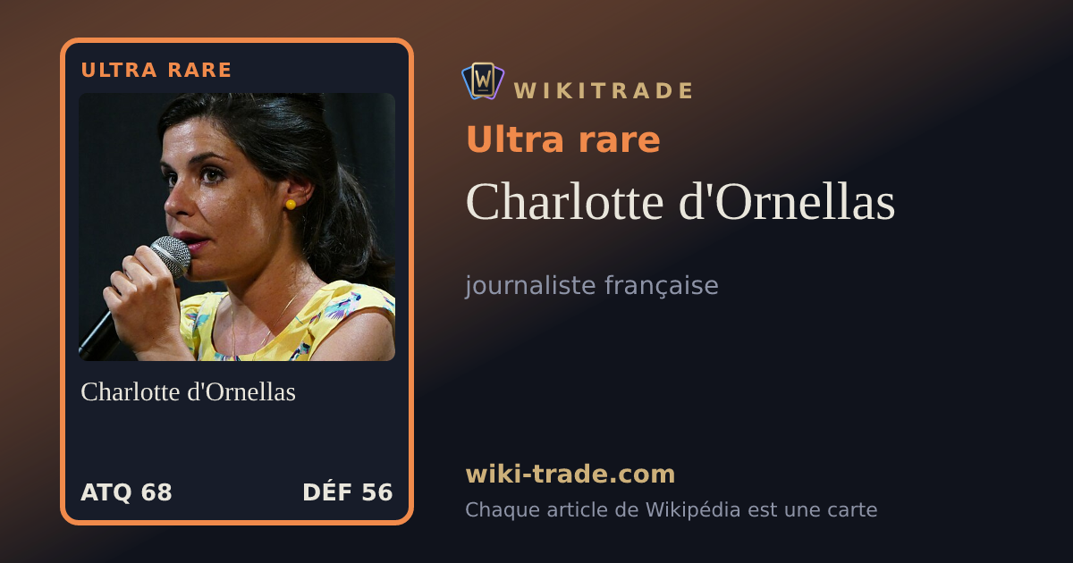 Charlotte d'Ornellas — carte Ultra rare