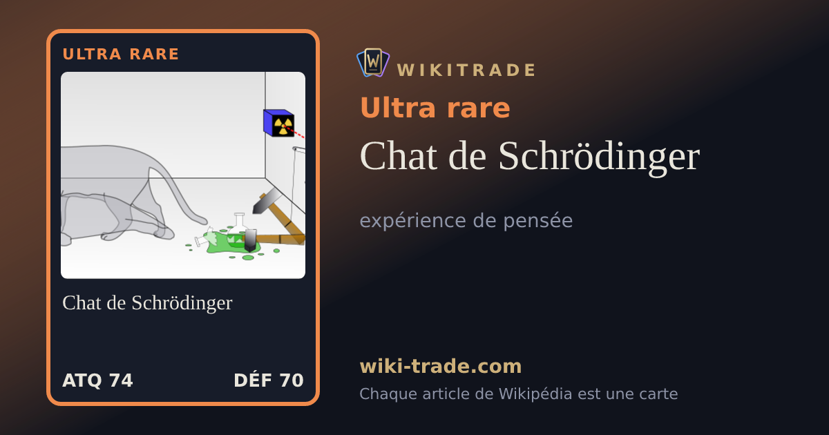 Chat de Schrödinger — carte Ultra rare