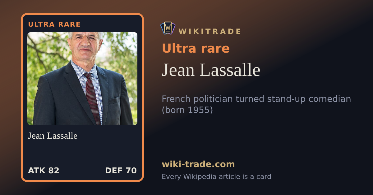 Jean Lassalle — Ultra rare card