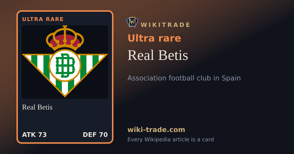 Real Betis — Ultra rare card