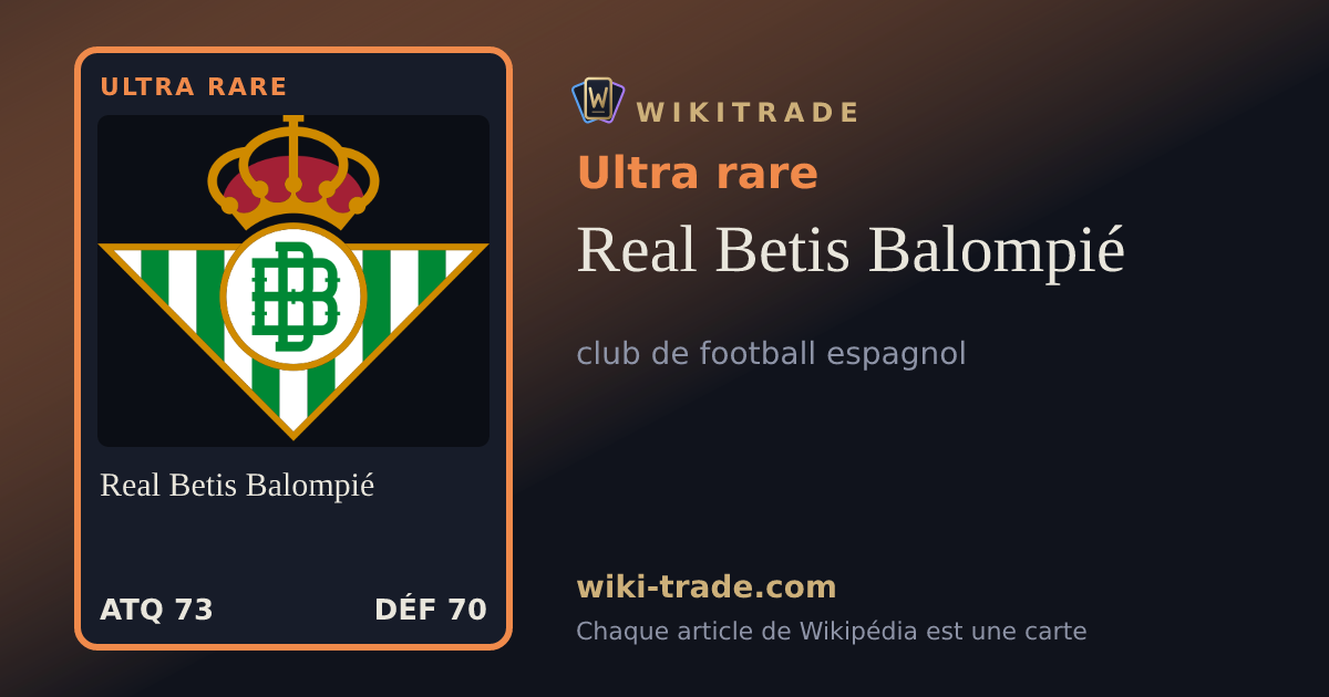 Real Betis Balompié — carte Ultra rare