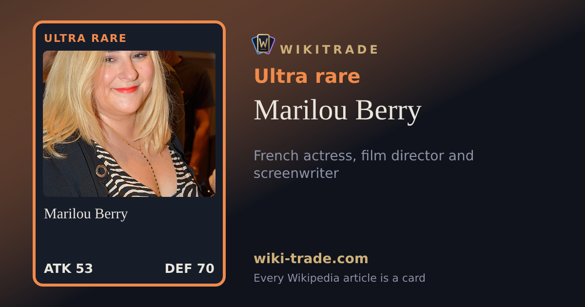 Marilou Berry — Ultra rare card