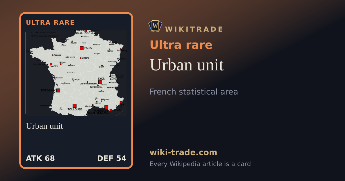 Urban unit — Ultra rare card
