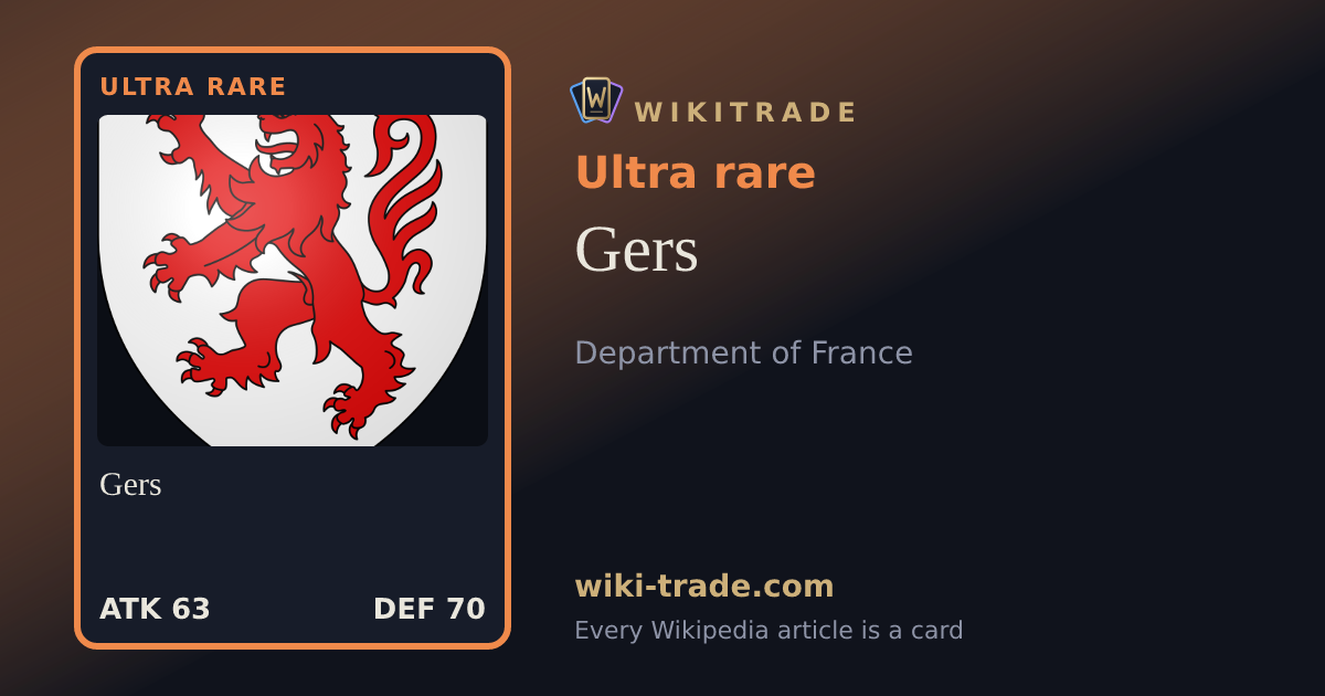 Gers — Ultra rare card