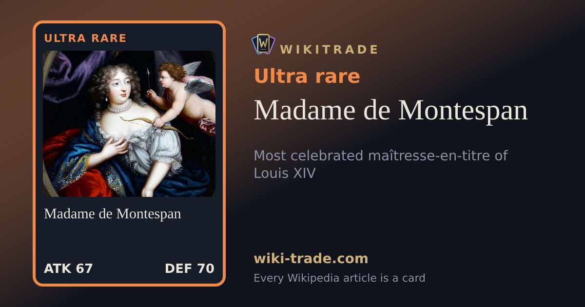 Madame de Montespan — Ultra rare card
