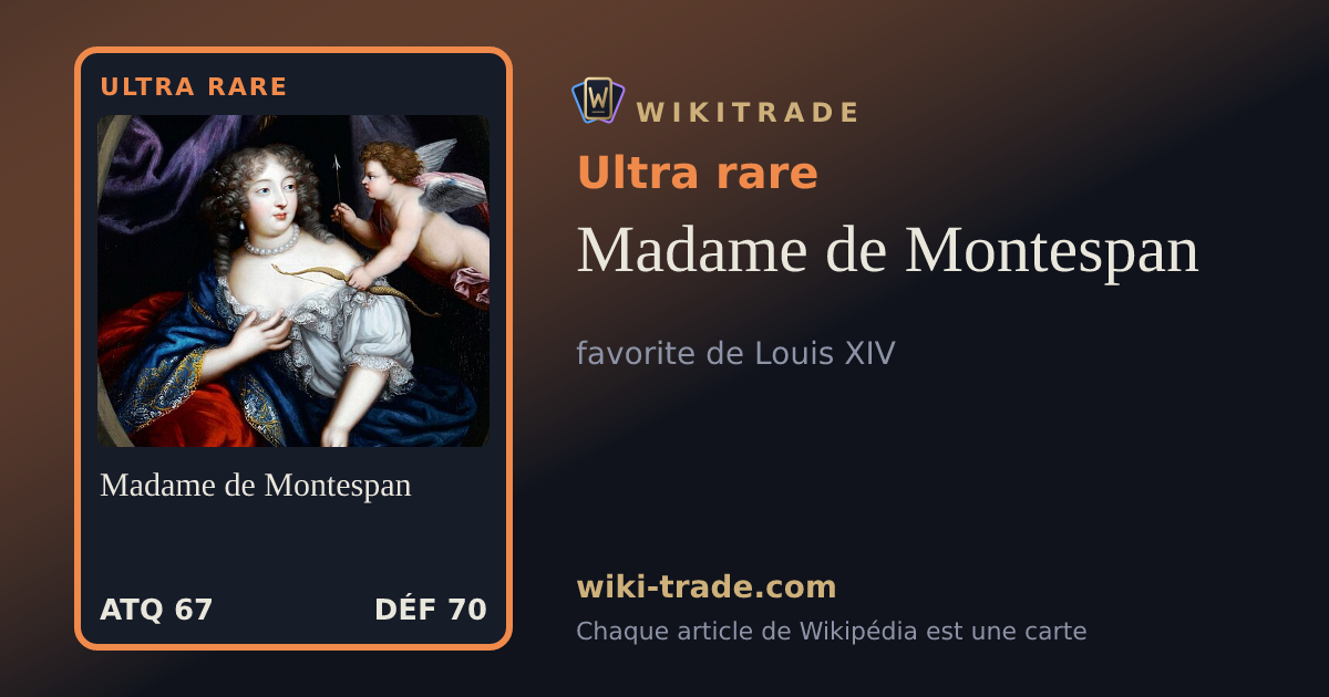 Madame de Montespan — carte Ultra rare