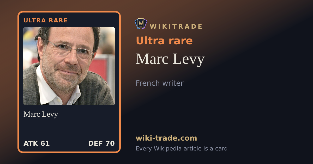 Marc Levy — Ultra rare card