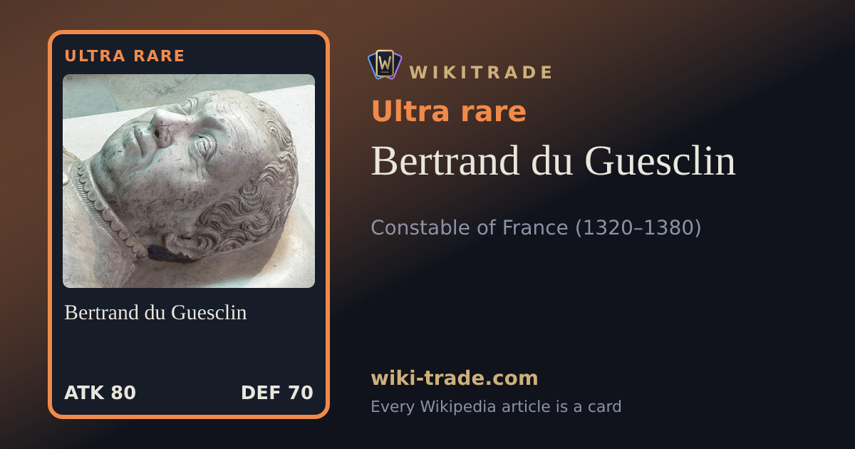 Bertrand du Guesclin — Ultra rare card