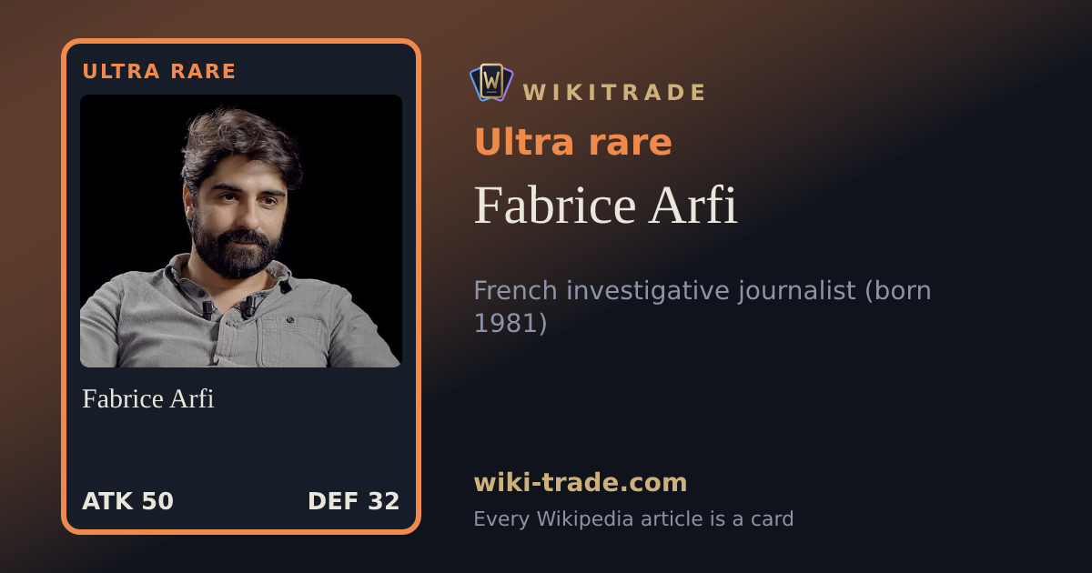 Fabrice Arfi — Ultra rare card