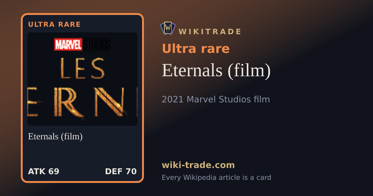 Eternals (film) — Ultra rare card