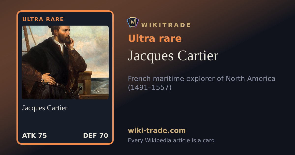Jacques Cartier — Ultra rare card