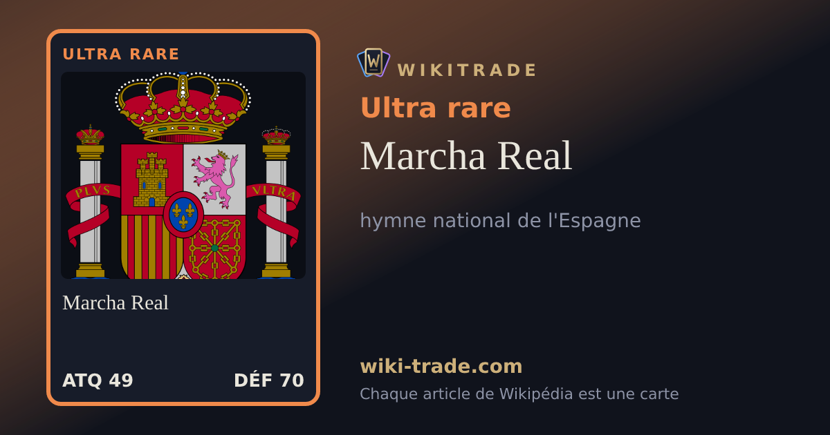 Marcha Real — carte Ultra rare