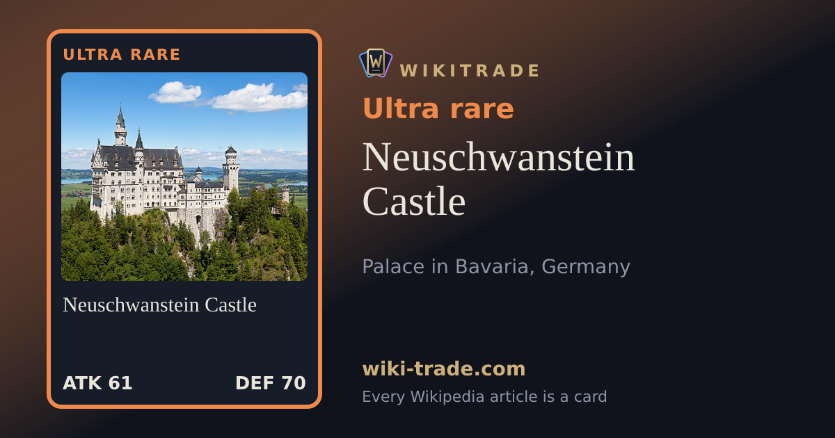 Neuschwanstein Castle — Ultra rare card