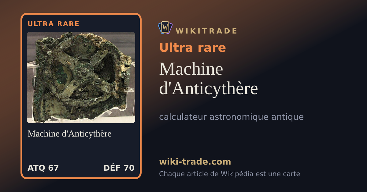 Machine d'Anticythère — carte Ultra rare