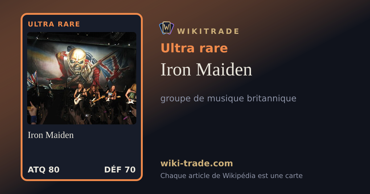 Iron Maiden — carte Ultra rare