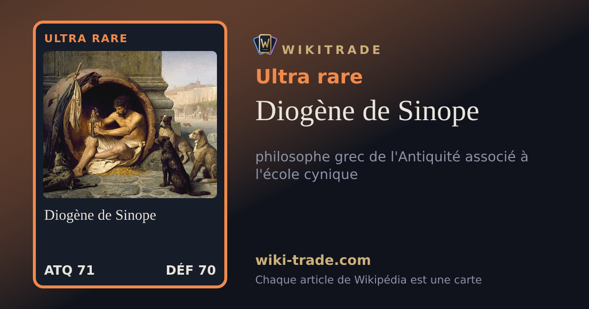 Diogène de Sinope — carte Ultra rare