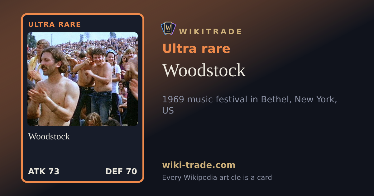Woodstock — Ultra rare card
