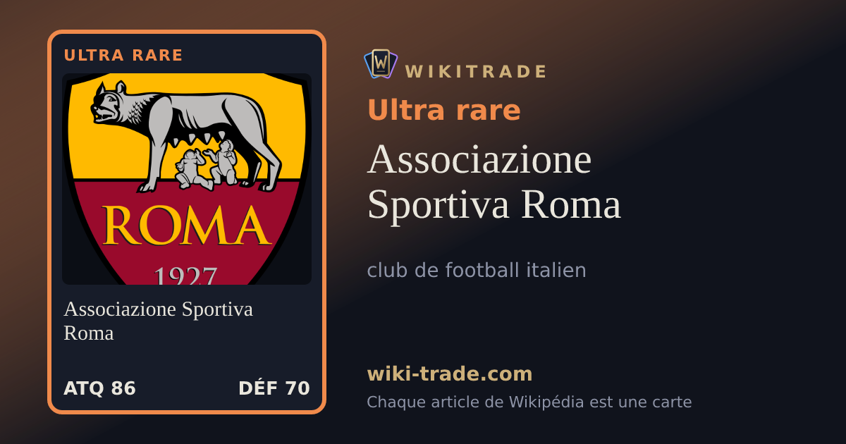 Associazione Sportiva Roma — carte Ultra rare