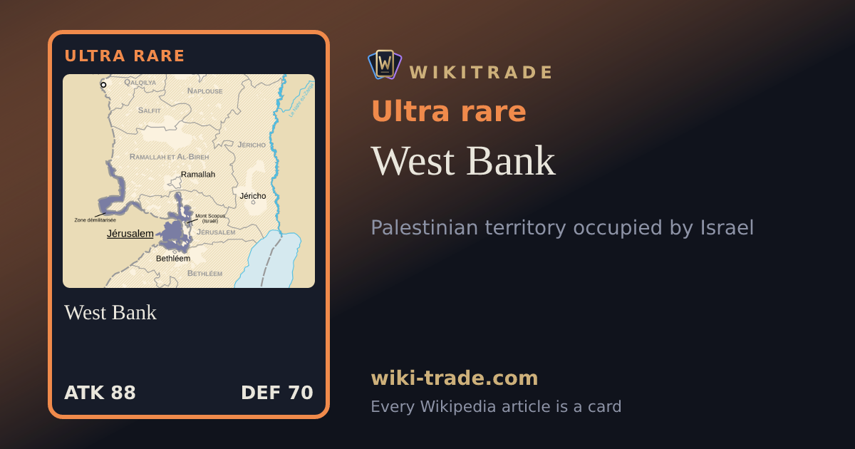 West Bank — Ultra rare card