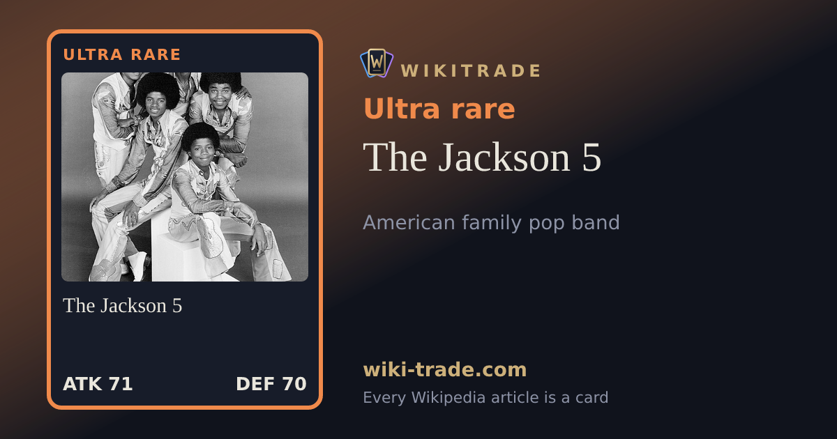 The Jackson 5 — Ultra rare card