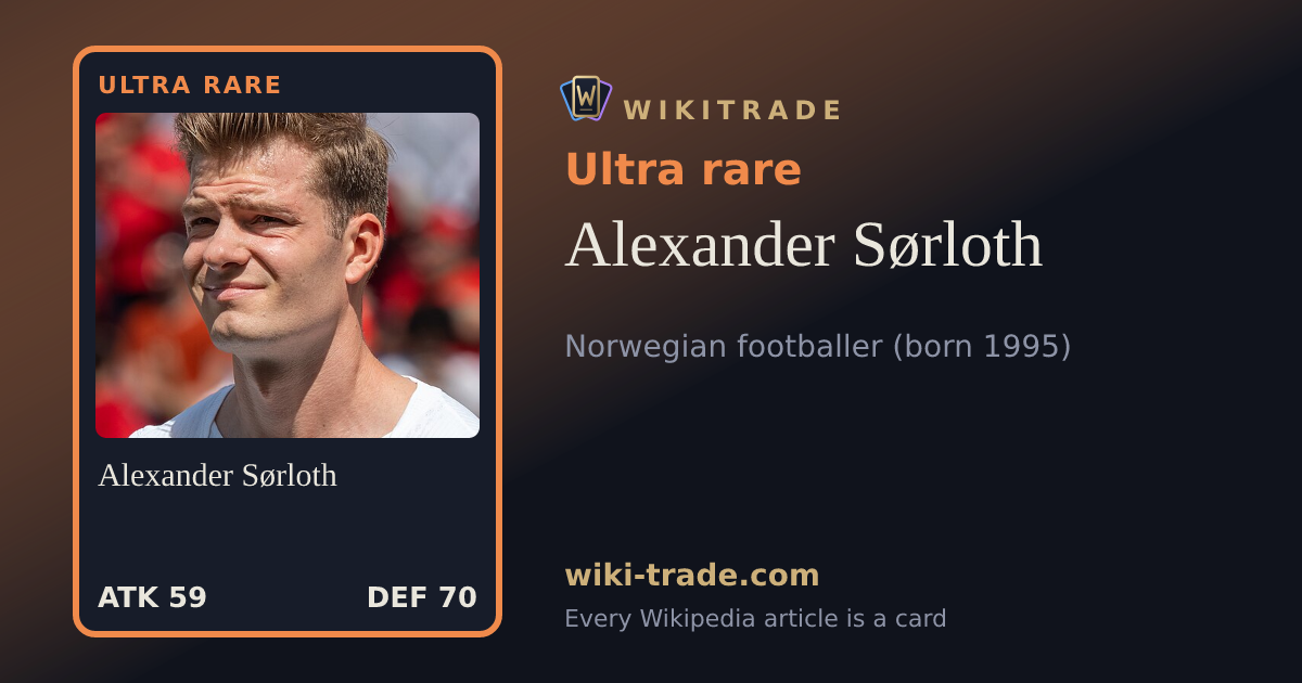 Alexander Sørloth — Ultra rare card